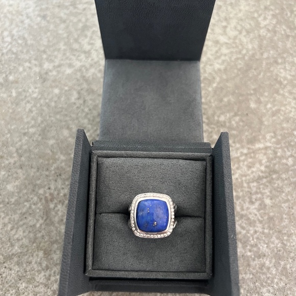 David Yurman Lapis 14 mm Albion ring. Size 7 - Picture 1 of 6